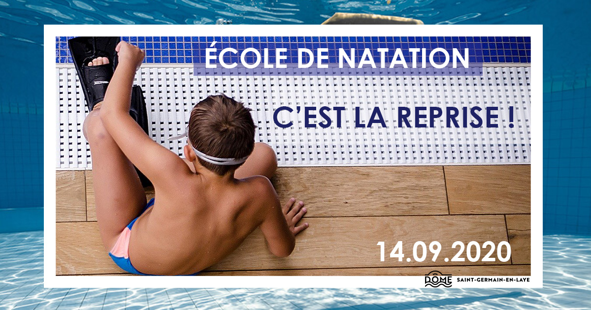 annonce de la reprise de l'école de natation
