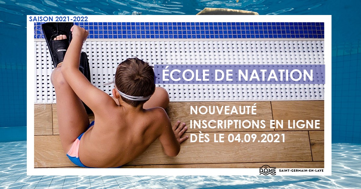 annonce des inscriptions en ligne pour l'école de natation