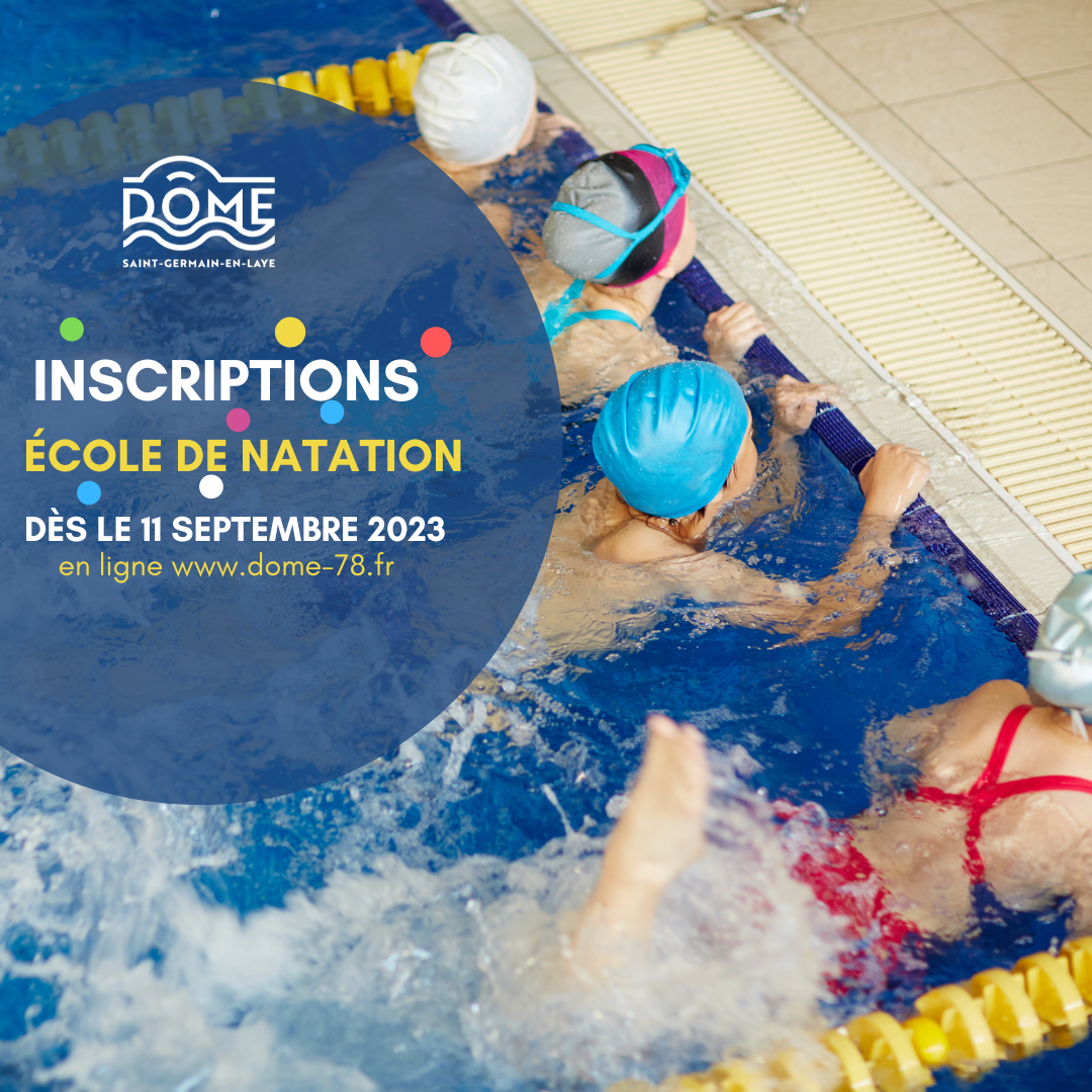 annonce de l'ouverture des inscriptions à l'école de natation