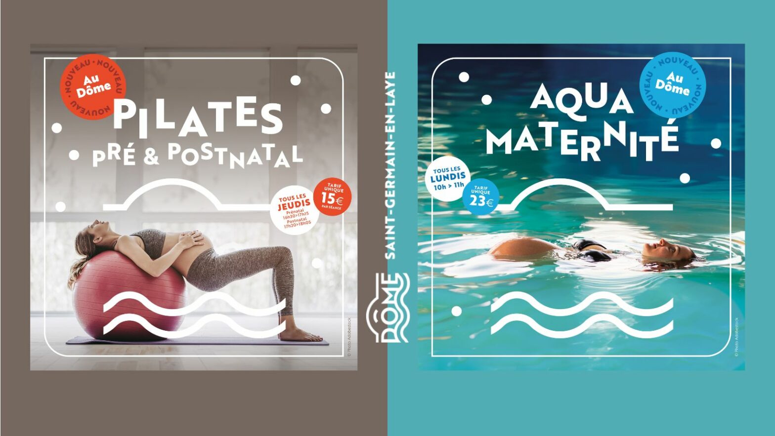 visuel pilates pré & post natal et aqua maternité